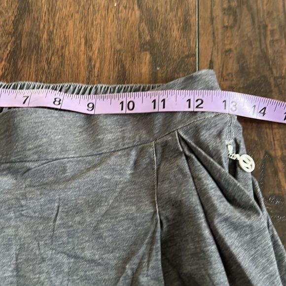 Lululemon Go City Skort Gray Heathered size 6 in EUC with pockets - Picture 7 of 11